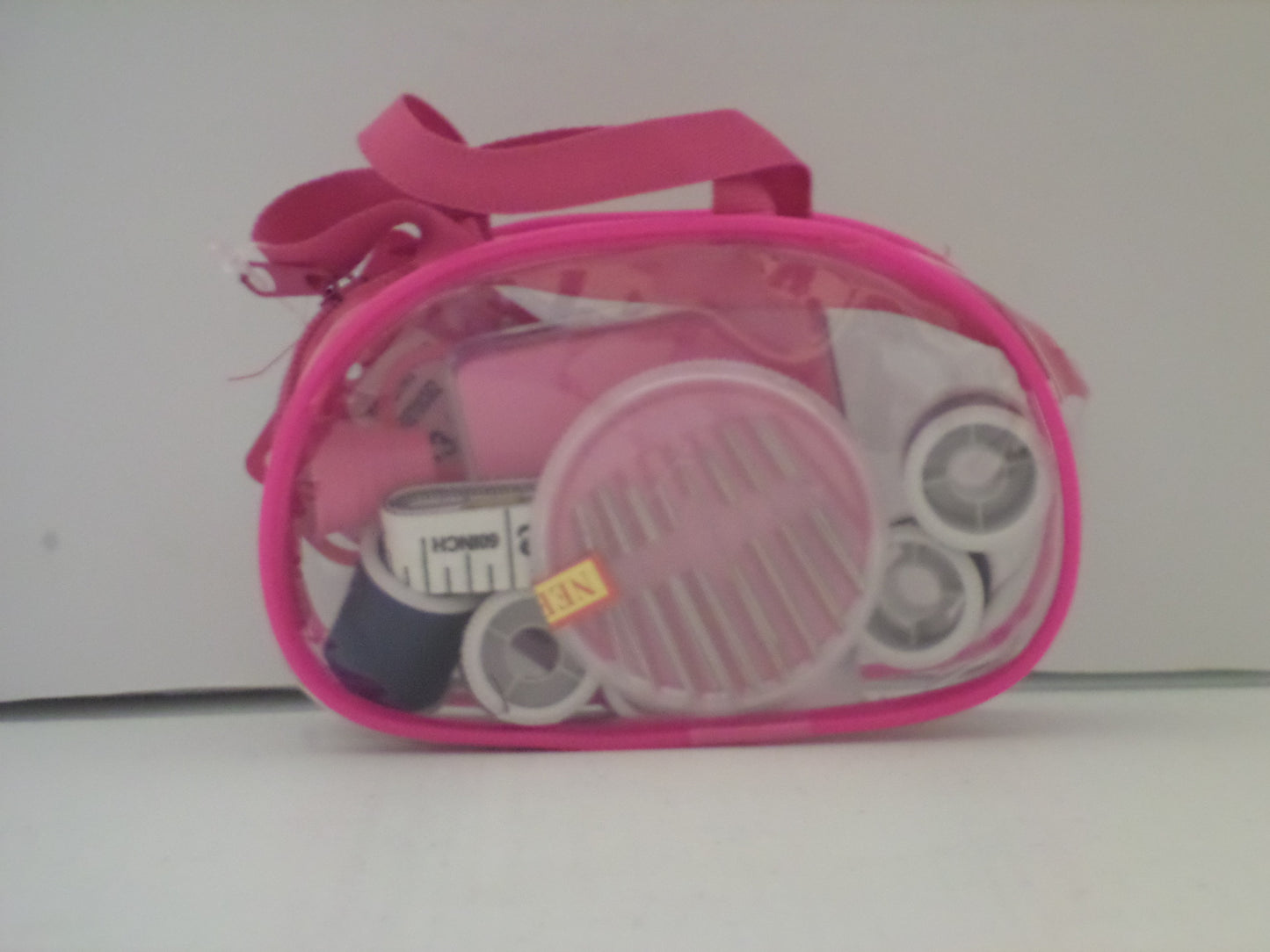 pink mini sewing kit