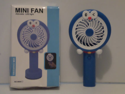 mini blue LED LIGHT fan