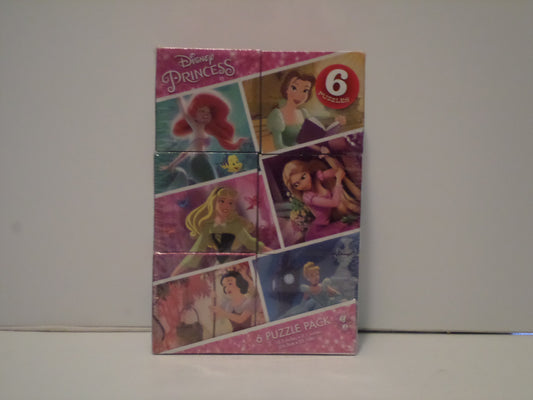 6 princess puzzle set